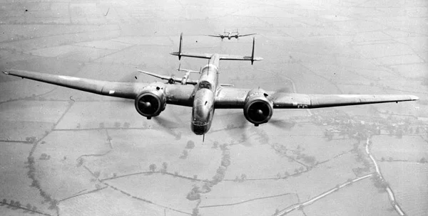 RAF HAMPDENS in Flight