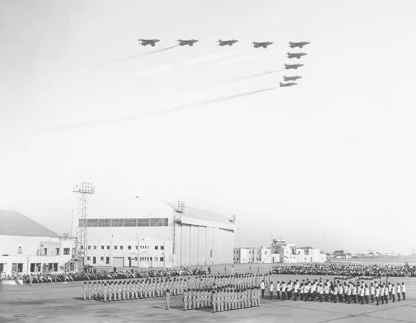 RAF Luqa Closes 1978 Flypast After 60 Years