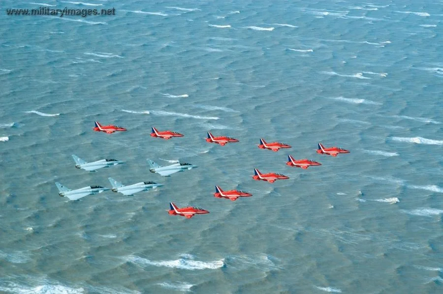 Red Arrows & Eurofighters