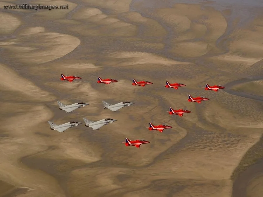 Red Arrows & Eurofighters