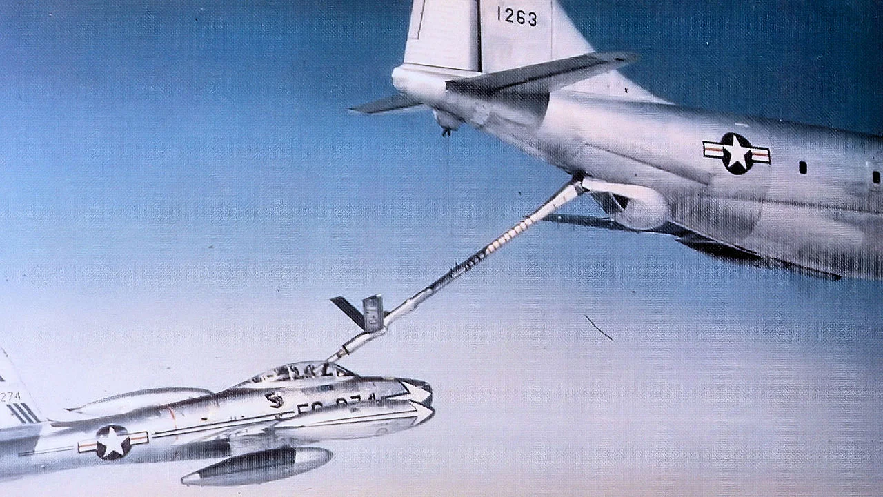 Republic F84G - 508th Refueling Circa 1953