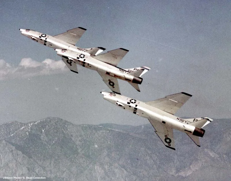 RF-8 Crusader trio