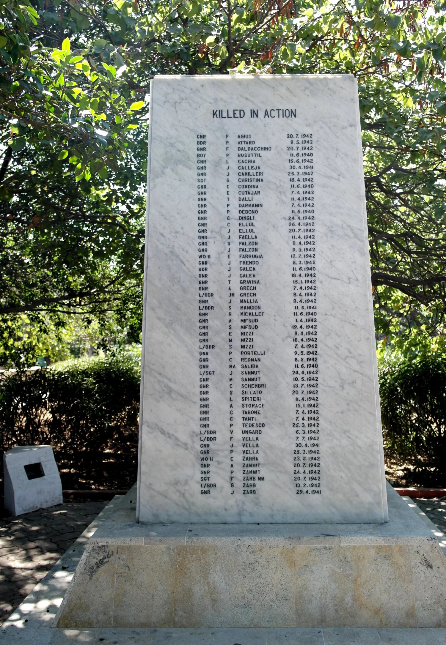 Royal Malta Artillery Memorial