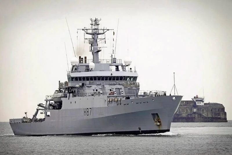 Royal Navy survey vessel HMS Echo