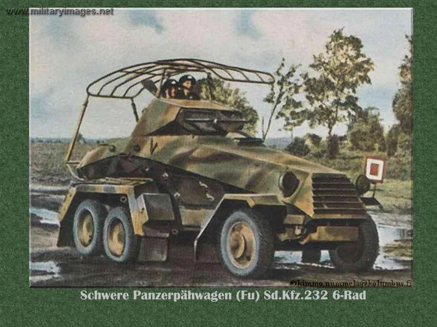 Schwere Panzerphwagen (Fu) Sd.Kfz.232 6-Rad