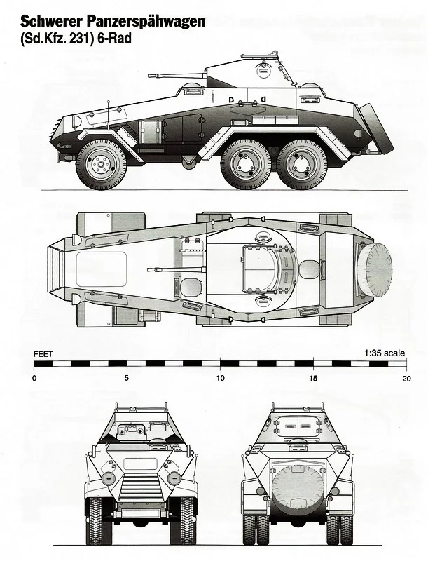 Schwerer Panzerspahwagen (Sd.Kfz.231) 6 wheeled