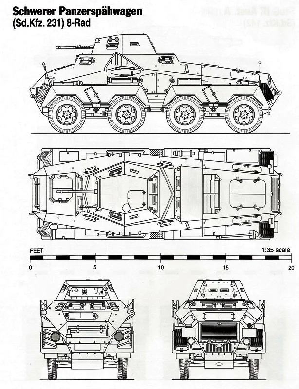 Schwerer Panzerspahwagen (Sd.Kfz.231) 8 Wheeled