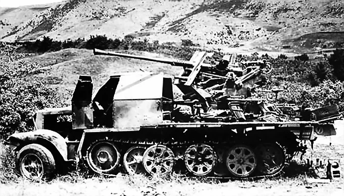 Sd.Kfz. 10/5 with 2cm Flak