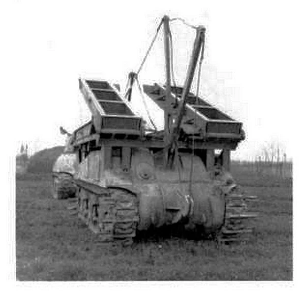 Sherman Ark bridging tank