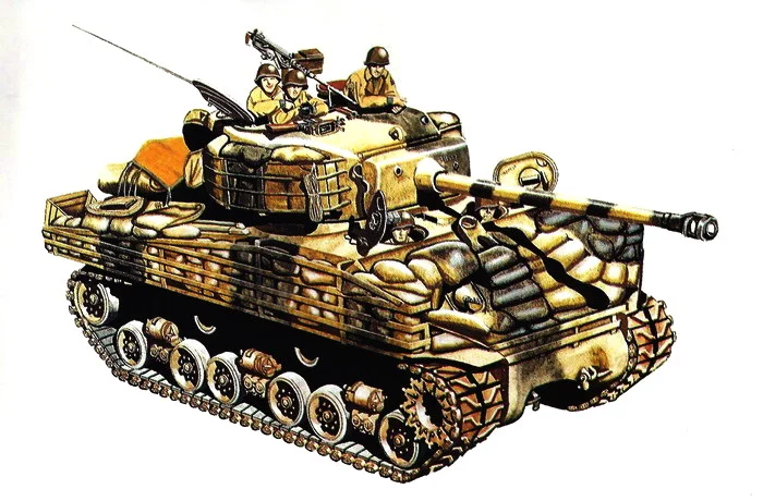 Sherman Tank Art