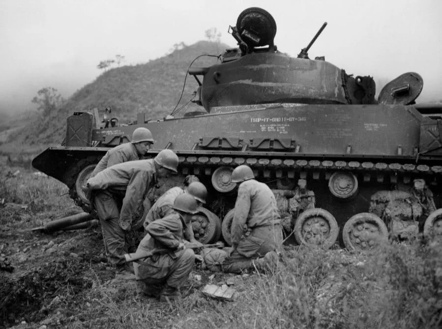 sherman Tank in korea