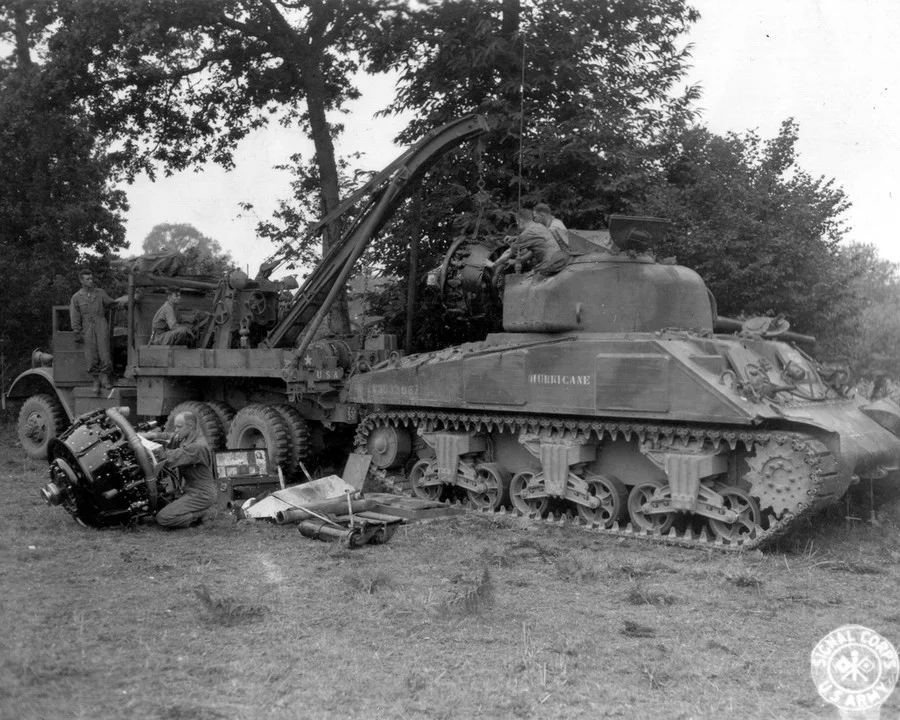 Sherman tanks