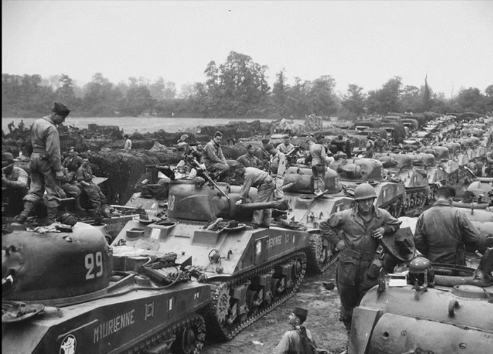 Sherman tanks