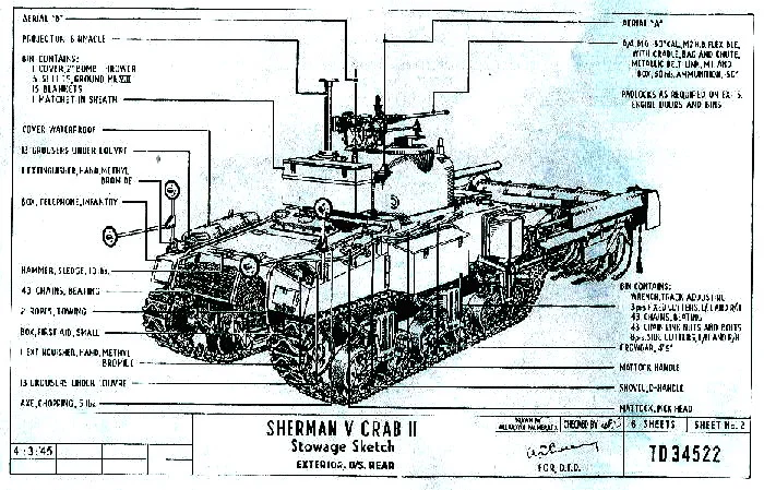 ShermanCRABmineflailreartechnicaldrawingstn