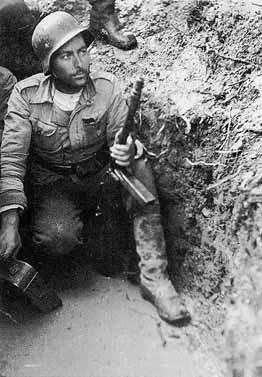 Soldier in dug | A Military Photos & Video Website