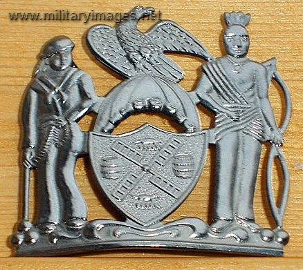 Soldier & Indian Hat Badge