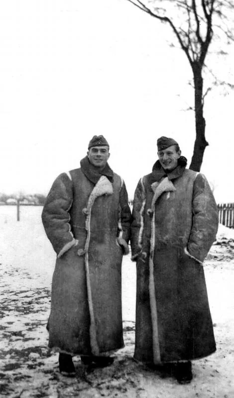 soldiers in sheepskin coats