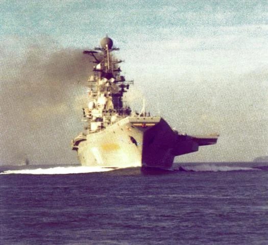 Soviet Kiev class aircraft carrier