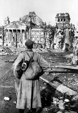 Soviet soldier in Berlin