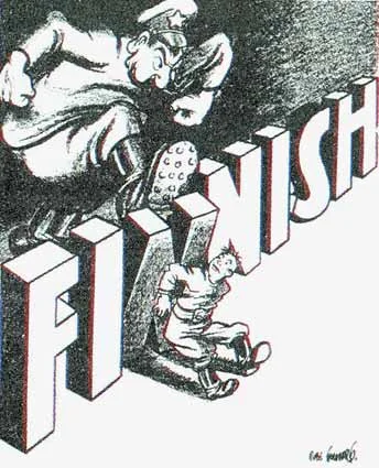 Stalin trying to finish Finnish