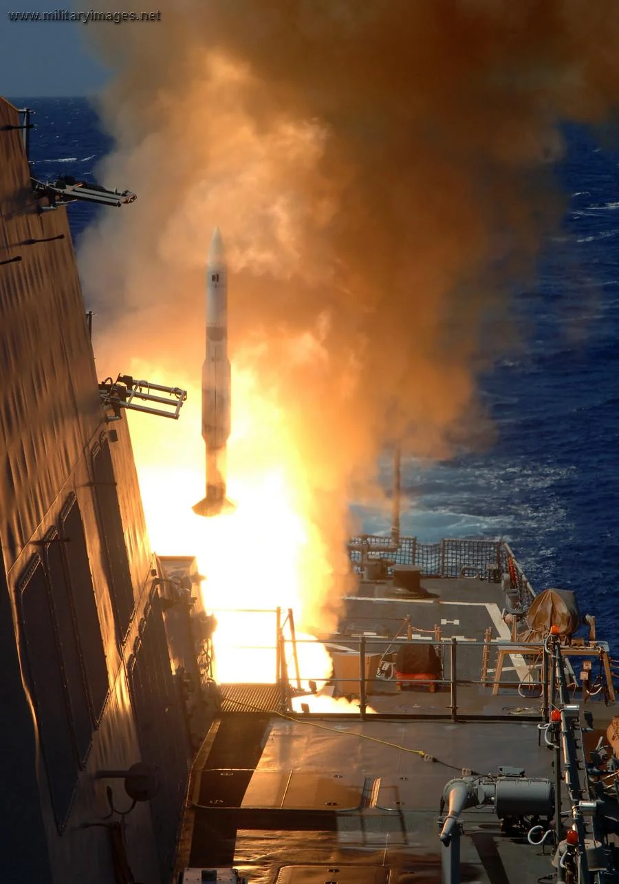 Standard Missile 2 (SM-2) launch