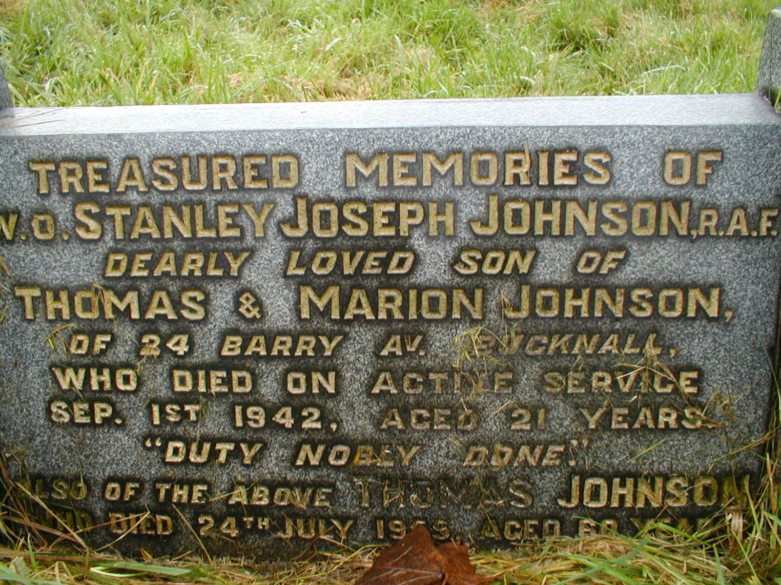 Stanley Joseph JOHNSON (2)