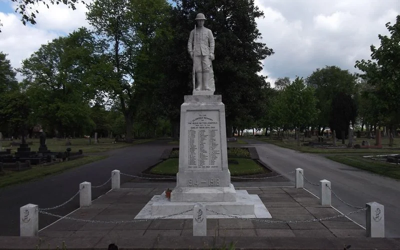 Sutton in Ashfield W.W.1. War Memorial, Nottinghamshire