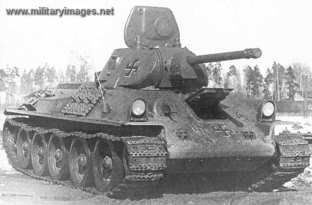 T-34 m 1940 in nislinna in spring 1942