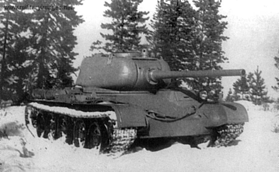 T-44 prototype tank fitted with a 85mm gun