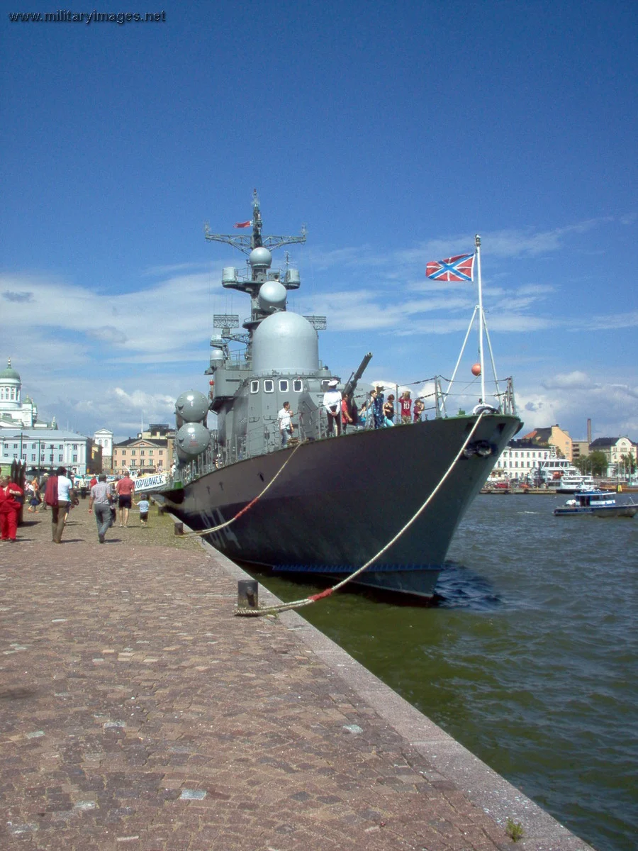 Tarantul class Missile Corvette MORSHANSK in Helsinki