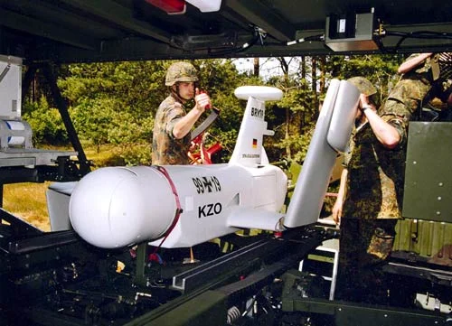 The KZO reconnaissance UAV Germany.