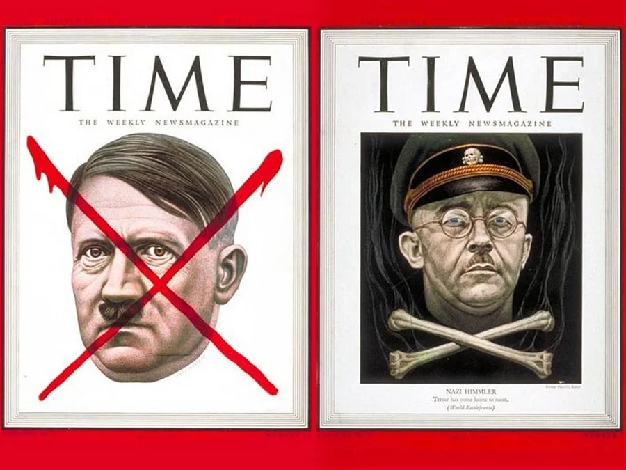 Time Covers Hitler Himmeler 1945