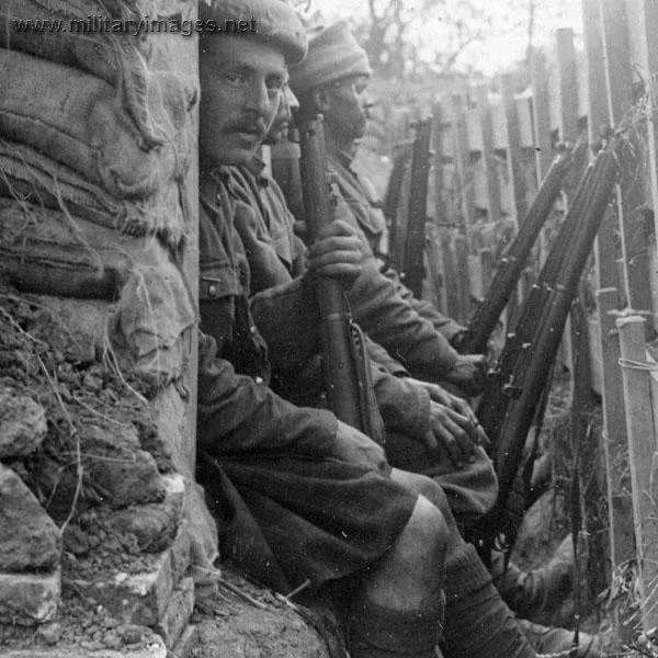 Troops from India and the Black Watch