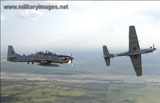 Tucano of the Colombian Air Force