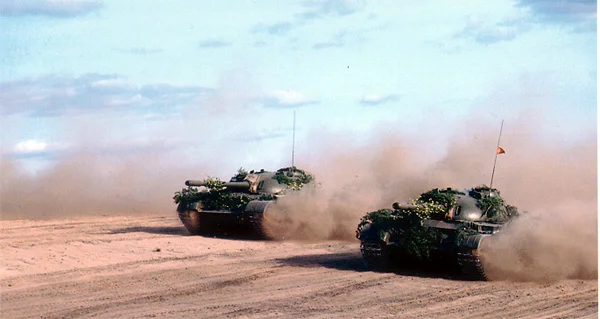 Two T-55 at Niinisalo