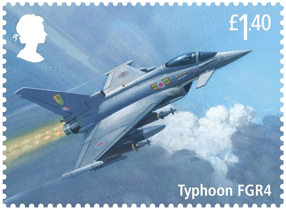 typhoon fgr4 british stamp
