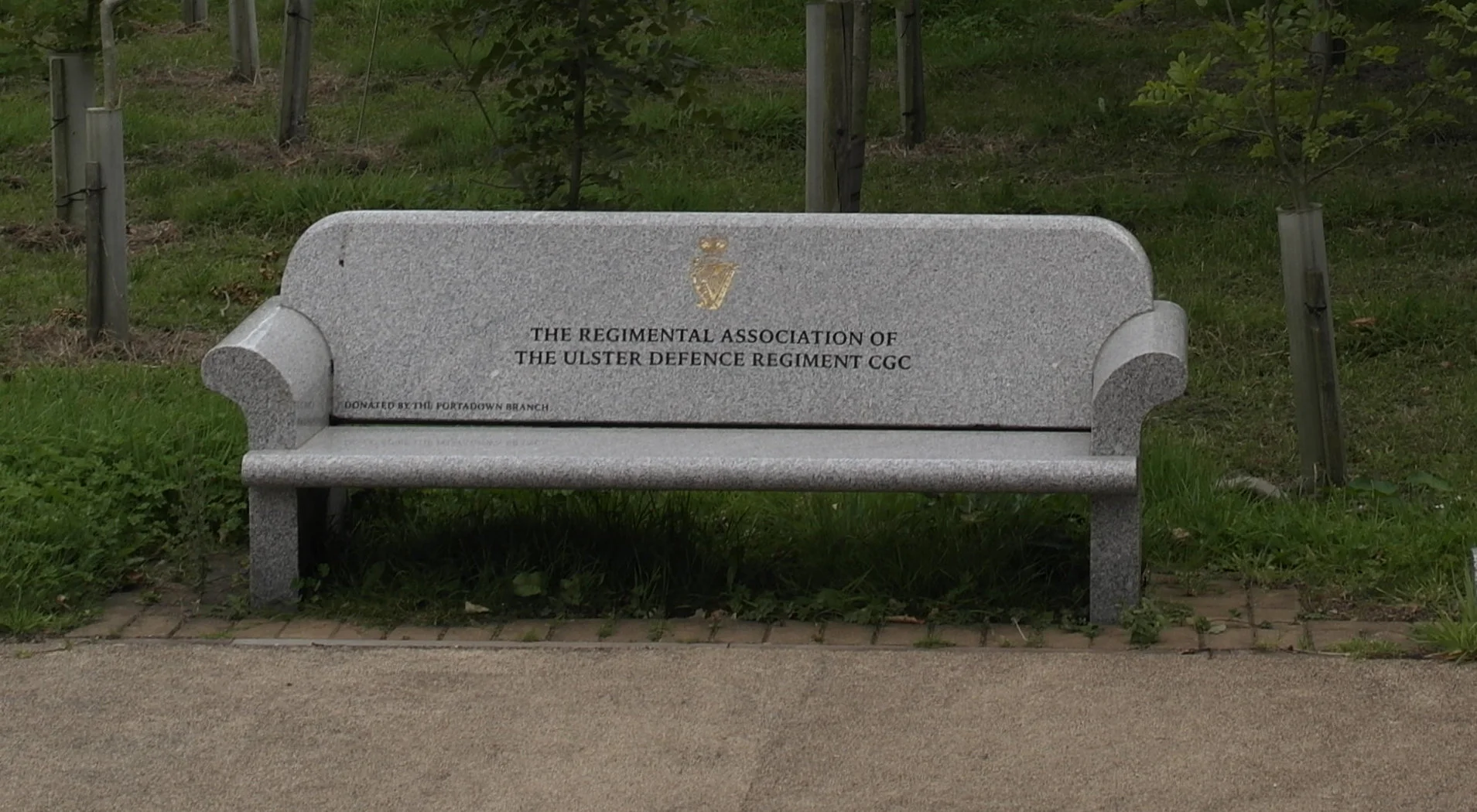 UDR Seat Donated by Portadown Branch