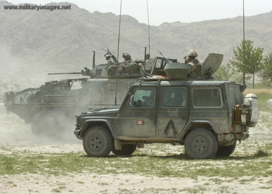 Up-armoured G-Wagon with gun turret | A Military Photo & Video Website