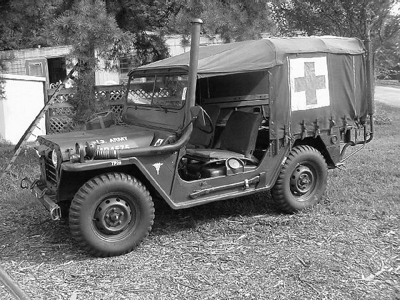 US Army Ambulance jeep