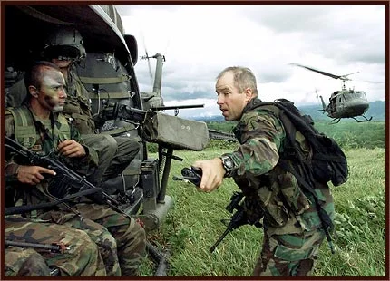 US Green Beret in action