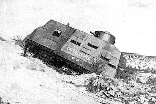 US tank "Caterpillar" demonstration