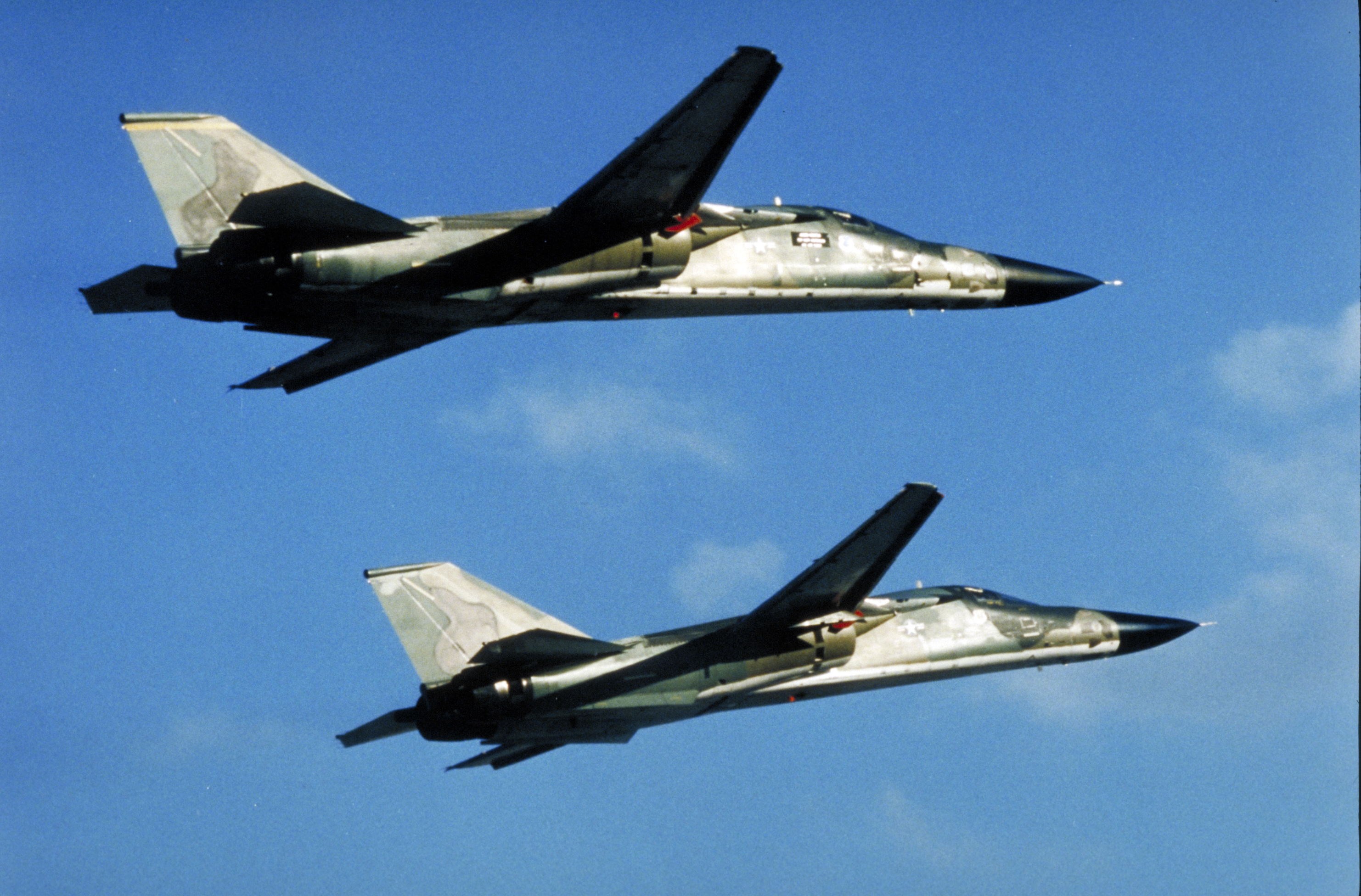 USAF General Dynamics F-111F Aardvark in flight