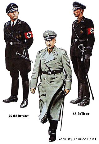 Various SS uniforms