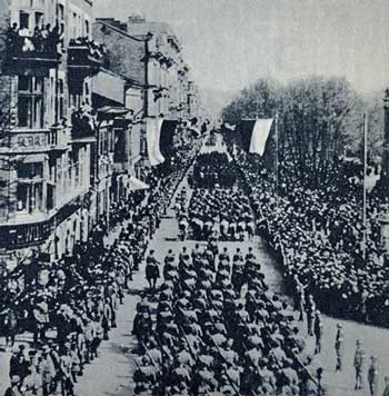 Victory parade in Helsinki