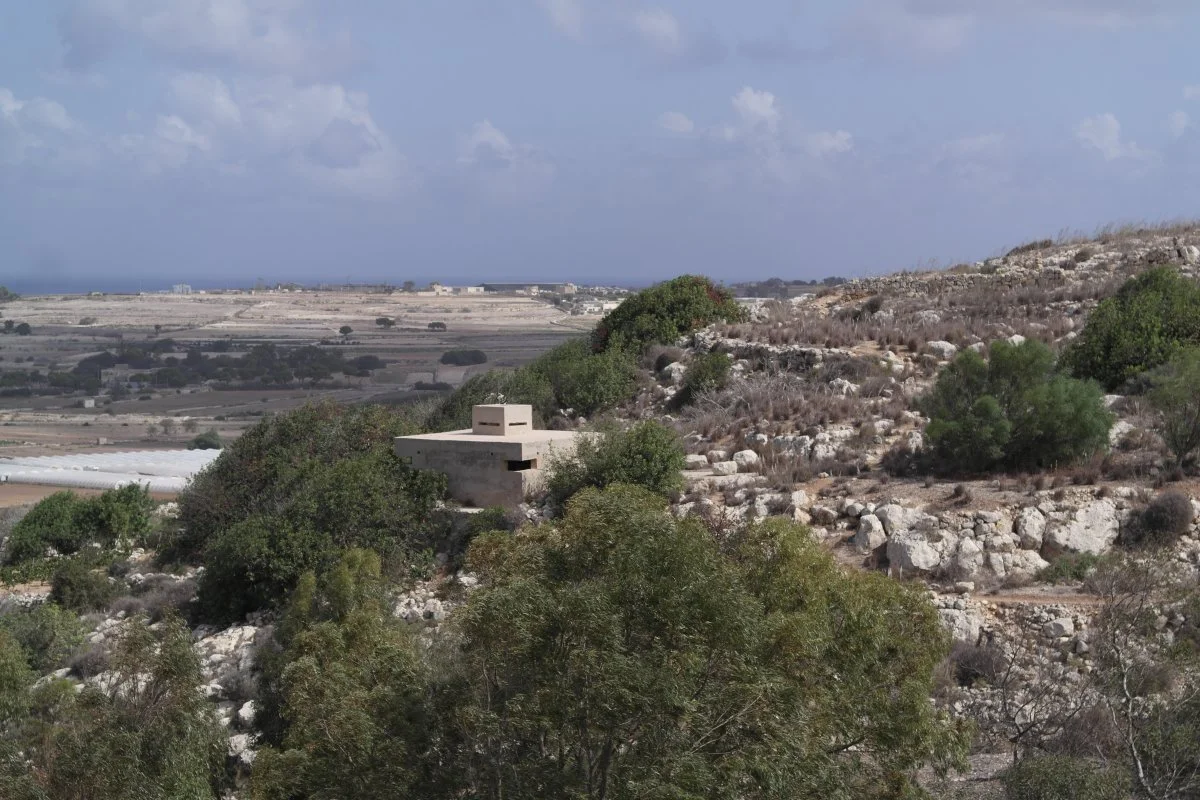 View From Victoria Lines at Mosta Bride Public Gardens, Malta