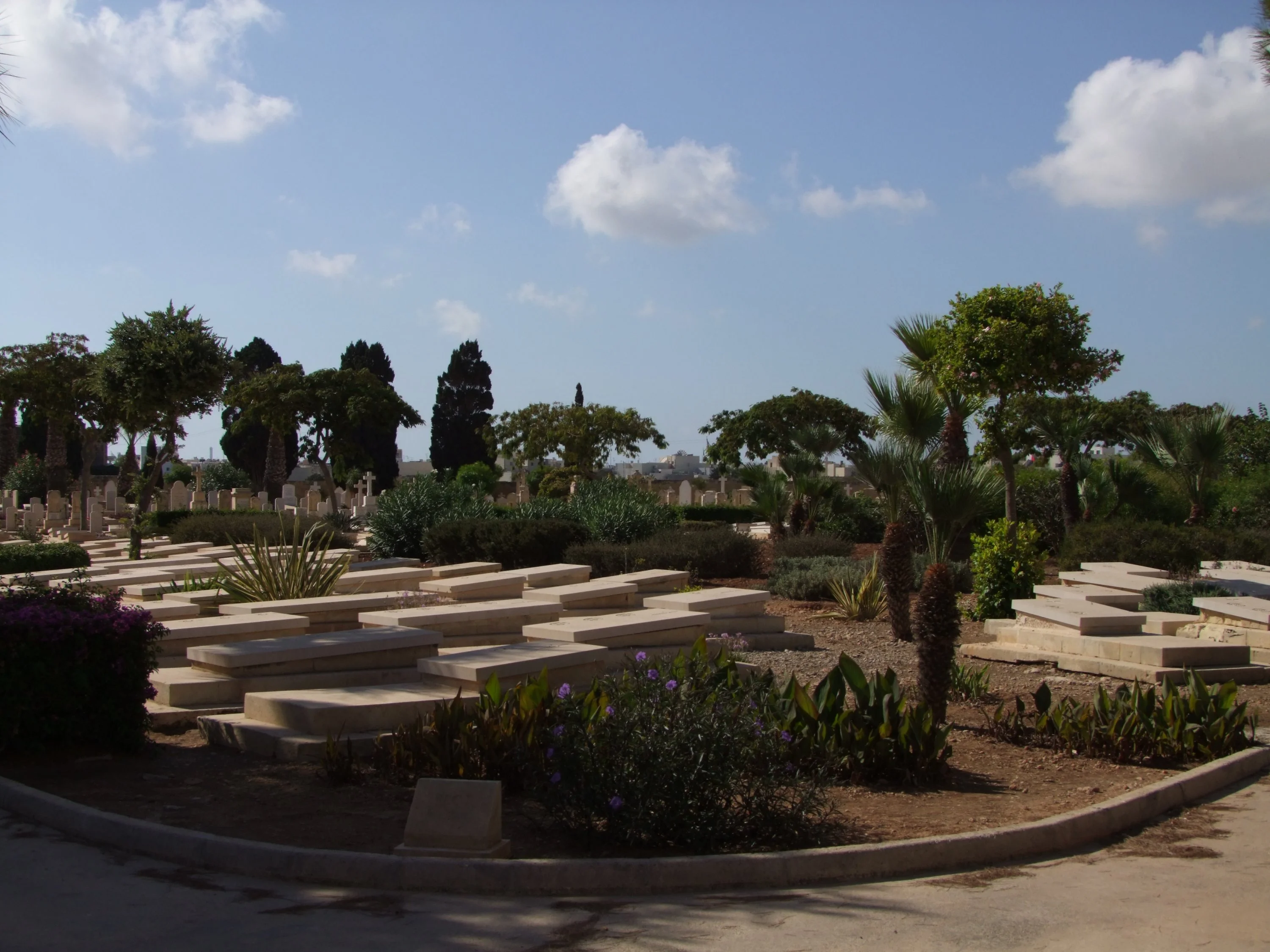 View Of Kalkara Naval Cemetery, Malta