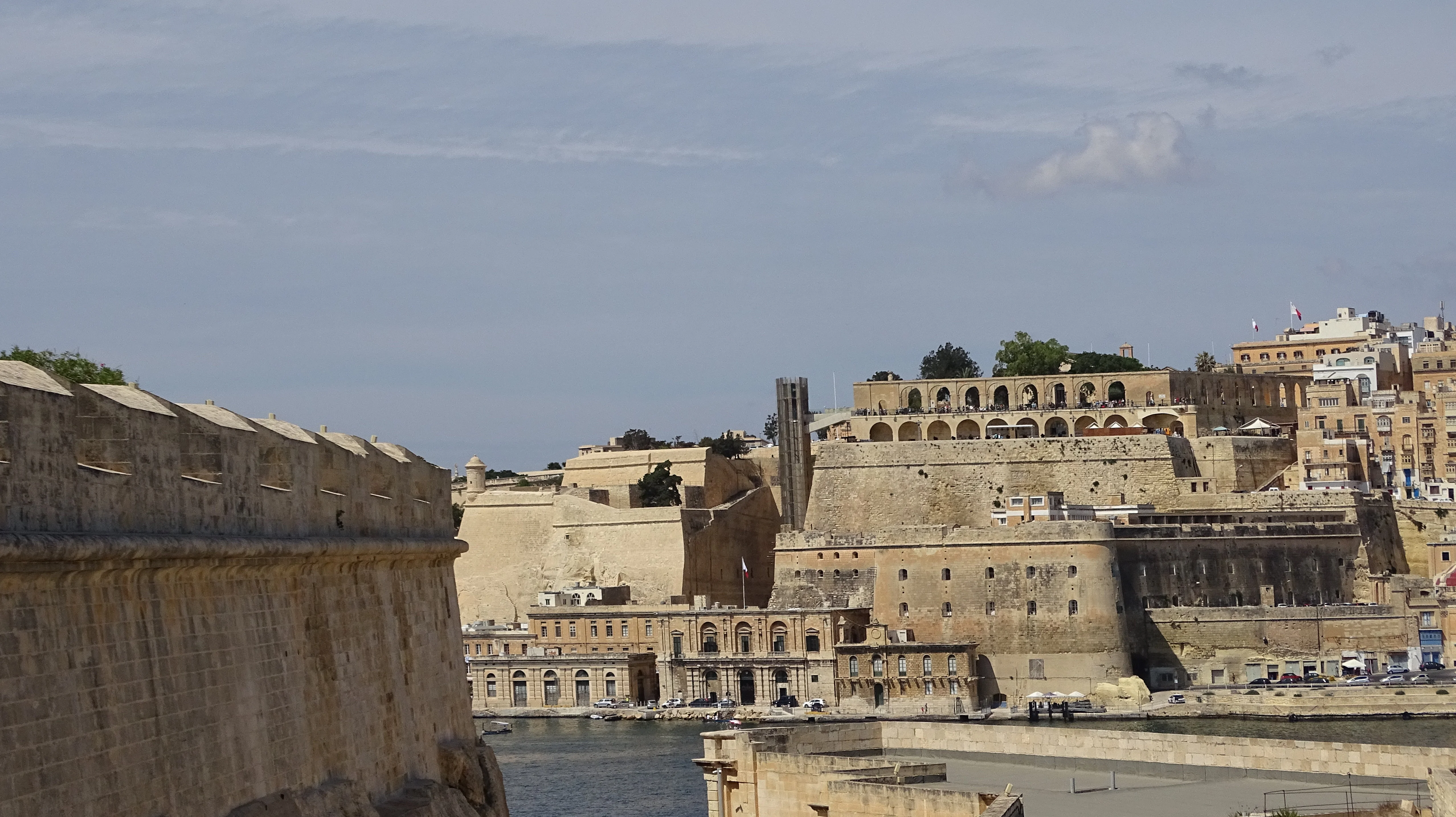 View of Valletta Fortications from Fort St Angelo