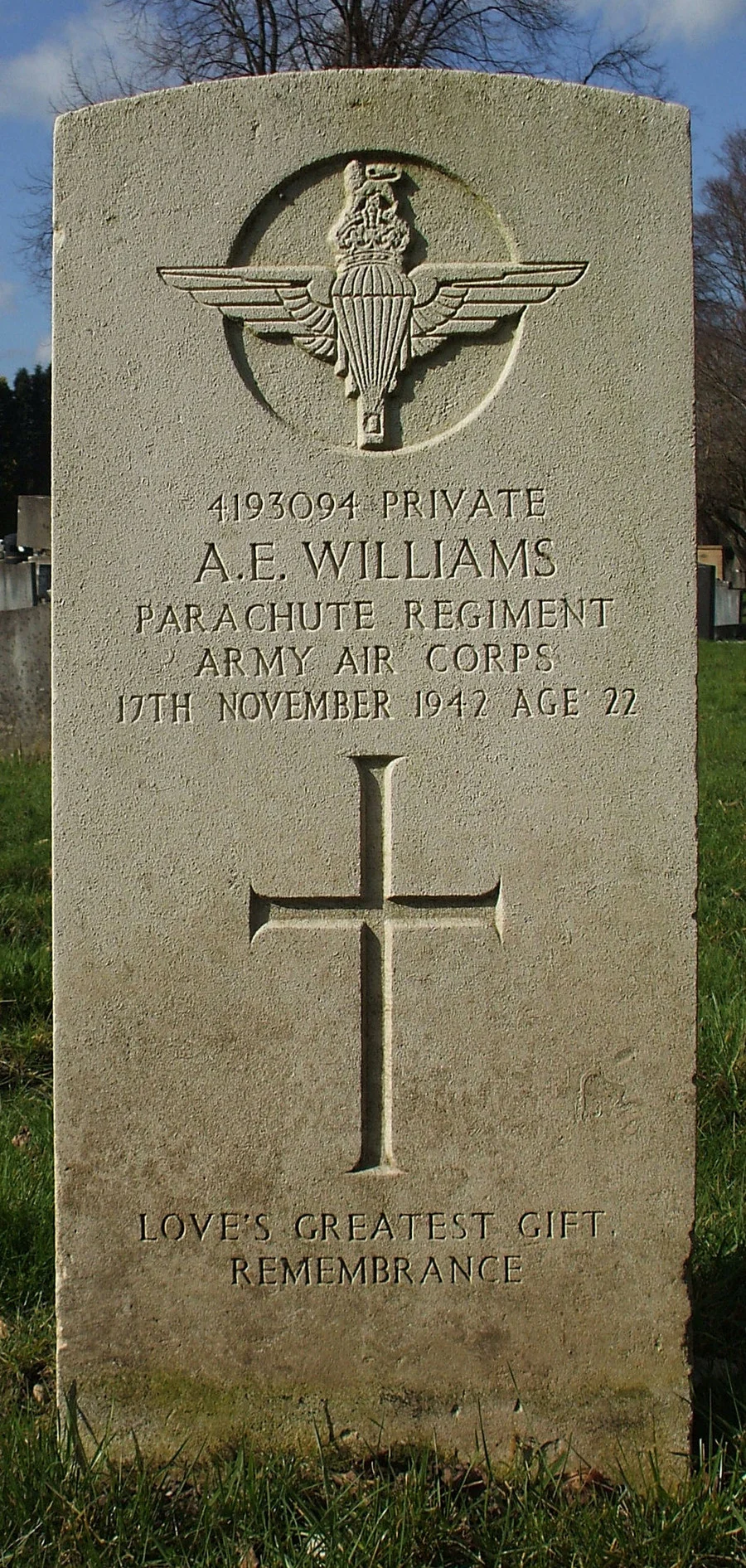 WILLIAMS, ALBERT EDWARD