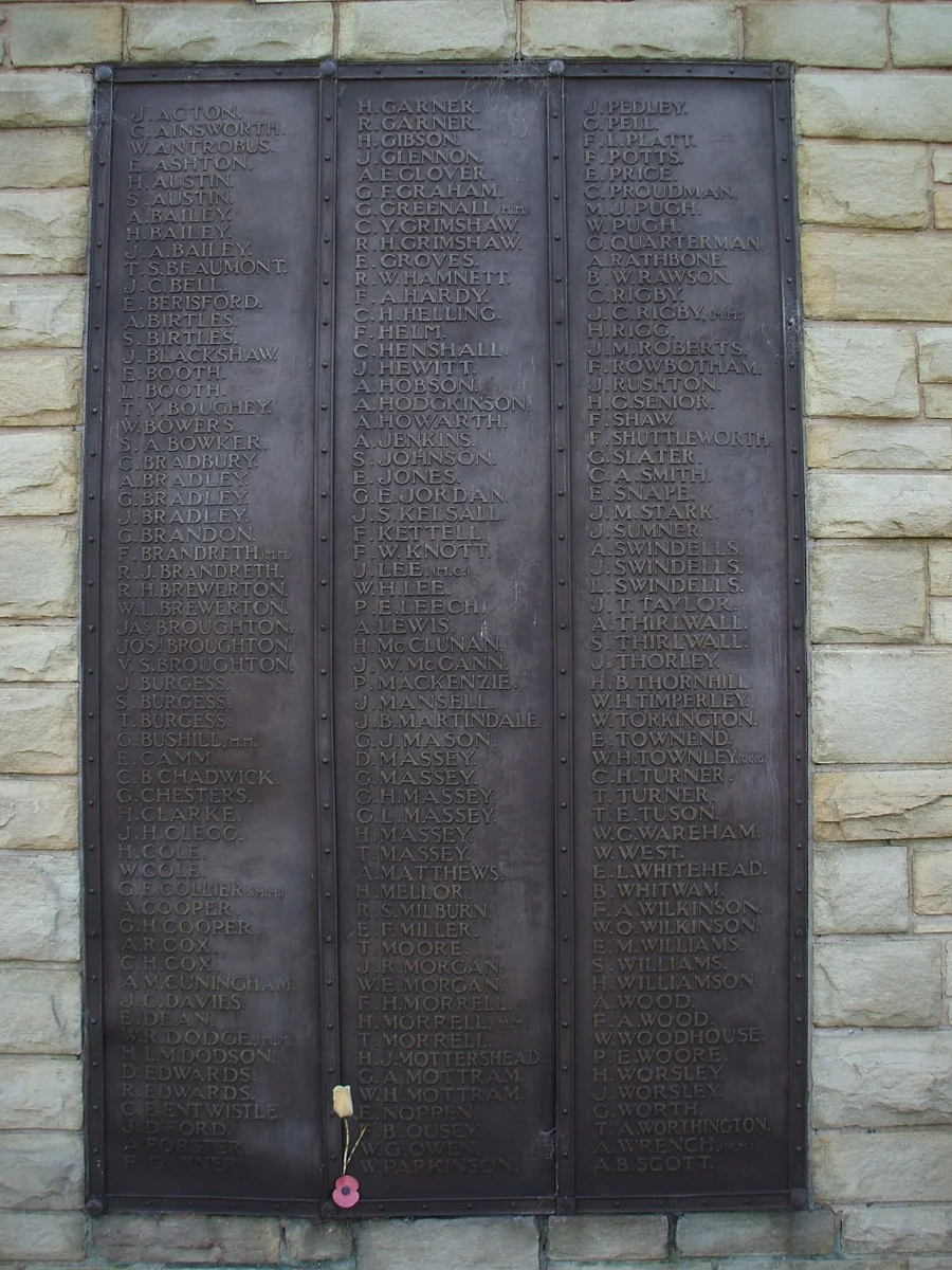 Wilmslow War Memorial, Cheshire