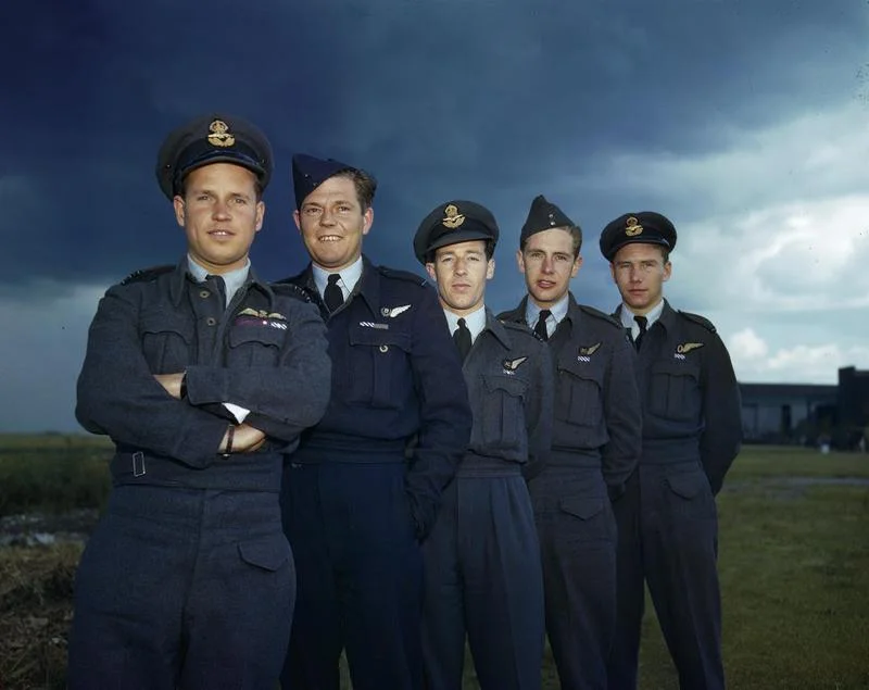 Wing Commander Guy Gibson and crew